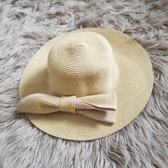 Accessories - Hat ◇ Canvas Sun/Beach ◇ Cream/Tan